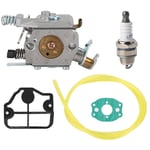 Rosvola - Jeffergarden Kit de carburateur, moteur facile à utiliser pour Husqvarna 36 41 136 137 141 142 tronçonneuse Fit Zama C1Q-W29E