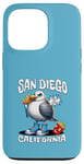 Coque pour iPhone 13 Pro San Diego California Seagull French Fries Souvenir drôle