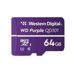 WD Purple 64GB Surveillance microSD XC Class - 10 UHS 1