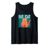 Grumpy and fluffy Cat Costume for funny overweight Cats Tank Top