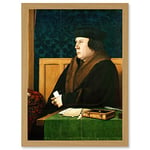 Artery8 Painting Antique Holbein Junior Thomas Cromwell Earl Essex Chief Minister Artwork Framed Wall Art Print A4