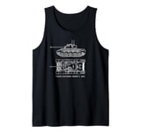 Comet Tank British WW2 A34 Tanks Blueprints Diagrams Tank Top