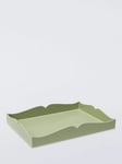 John Lewis Shaped Lacquer Tray, FSC-Certified (MDF), Pistachio