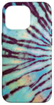 iPhone 16 Pro Cool Tie-dye Blue Hippie Pattern Tie Dye Case