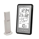 La Crosse Technology WS9130 Station météo avec possibilité de connexion Mobile Alerts - Noir