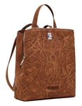 Desigual Accessoires PU, Mini Sac à Dos en polyuréthane Femmes, Marron, Einheitsgröße