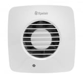 Xpelair 93019AW Simply Silent DX100BHTS Humidistat Square Intermittent Extractor Fan