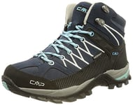 CMP Campagnolo Rigel WP Mid-Cut Trekkingschuhe Femme blau/schwarz Schuhgröße EU 36 2021