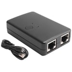  2 Port Rj45 Lan Hub  Switch Box Computer Ethernet Internet Adapter Rj454727