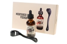 Mountaineer Brand Beard Growth Serum & Titanium Dermaroller Set