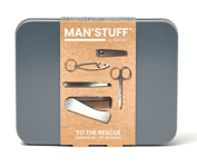 Man Stuff Survival Kit Male Grooming Travel Manicure Tin Set Secret Santa Gift