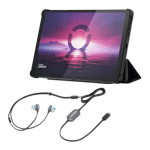 Lenovo Legion Tab 12GB 256GB Wifi - Eclipse Black + Folio & Lenovo Legion E510 7.1 RGB Gaming In-Ear Headphones Qualcomm® Snapdragon 8 Gen 3 Processor 3.30 GHz , Android, 256 GB UFS 4.0 - EUBNDLE510LEGION4