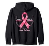 Support The Fighters Admire The Survivors Honor The Taken Zip Hoodie