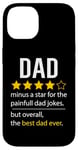 Coque pour iPhone 14 Drôle papa fête des pères blague humour papa fils fille papa papa papa