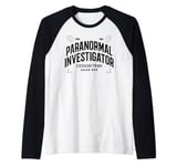 Ghost Hunter Paranormal Investigator Raglan Baseball Tee