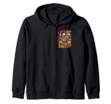 Ugly Thanksgiving Let's Get Basted with Hot Witty Humor Zip Hoodie