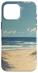 Coque pour iPhone 16 Pro Max Plage de sable avec dunes - Graphique vintage