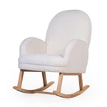 Childhome - Fauteuil d allaitement à bascule Teddy Ecru