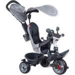 SMOBY Tricycle enfant evolutif Baby Driver Plus - Structure metal - Gris