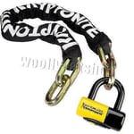 Kryptonite New York Fahgettaboudit Bike Chain Security Padlock Gold Sold Secure