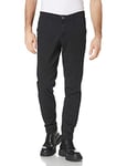 JACK & JONES Men's Slim Fit Chinos Tapered Leg Cotton Stretch Trousers Black 29W / 32L