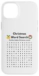 iPhone 14 Plus Christmas Word Search Game Case