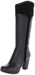 Timberland Femme FTW_ek Exeter Heights Platform Tall Bottines Bottes Longues, Noir, 40 EU