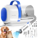 FUKUMARU Aspirateur Poil de Chien, Tondeuse pour Chien et Chat, Aspirateur à Brosse pour Chien 2L Ultra-Récipient avec 6 Outils de Toilettage pour Chien et Chat, Faible Bruit