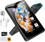 Lecteur MP3 80Go Bluetooth 5.0, Lecteur Musical sans Perte HiFi, 4.0"" Lecteur MP4 Support 1080P Video, Haut-Parleur HD Intégré, Lecteur MP3 Enfants