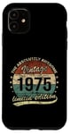 Coque pour iPhone 11 50 ans anniversaire awesome millésime 1975 homme et femme