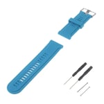 Garmin Fenix 3 mjuk silikon klockarmband m. verktyg - Blå
