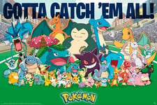 Poster Pokémon All Time Favorites - Dimensions : 91,5 x 61 cm