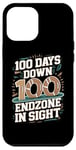 Coque pour iPhone 12 Pro Max Football 100e jour d'école 100 jours de réussite