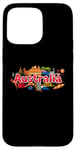 iPhone 15 Pro Max Australia Down Under Culture Australian Flag Map Gift Case