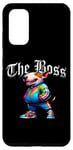 Coque pour Galaxy S20 Veste cool Bull Terrier Dog The Boss Cool pour chien, maman et papa