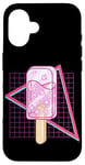 Coque pour iPhone 16 Sakura Ice Drop Popsicle Kawaii Esthétique Pop Art