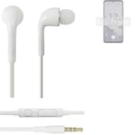 Headphones for Nokia X30 5G headset in ear plug white