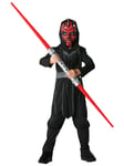 Darth Maul Kids Costume Star Wars Fancy Dress Outfit + Mask Boys