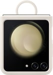 Samsung Galaxy Z Flip 5 silikoneetui med ring (beige)