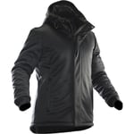 Vinterjacka softshell dam jobman - 1041 technical svart medium 100 polyester, stickad med fleece på insidan