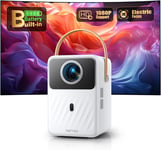 Portable Projector?Built-In Rechargeable Battery & Andriod TV?TOPTRO Mini with