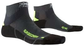 X-Socks Run Discovery 4.0 Chaussette de Course Gris Hommes Taille 42-44