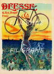 DéESSE VéLO/CYCLES Rcky - POSTER HQ 60x80cm d'une AFFICHE VINTAGE