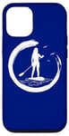 Coque pour iPhone 12/12 Pro SUP Stand Up Paddle board paddling Femmes supboard SUP