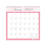 House of Doolittle 2024 Monthly Wall Calendar, Breast Cancer Awareness, 12 x 12 Inches, January - December (HOD3671-24)