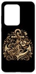 Coque pour Galaxy S20 Ultra Symbole de la mer ancre cool dans un style Art nouveau style Noël