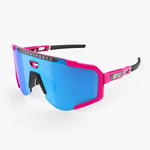 Scicon Aeroscope sykkelbriller pink fluo/multimirror blue