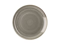 Churchill Girlfriends, Assiette Plate, Porcelaine, Pepper Gris 26x2x26 CM