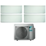 daikin bluevolution quadri split inverter climatiseur série stylish white 7+7+15 avec 4mxm80n r-32 wi-fi intégré 7000+7000+15000 couleur blanc