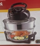 17 L 13000w Halogen Oven, Convection Cooker Air Fryer Fast Health Cooking No Oil